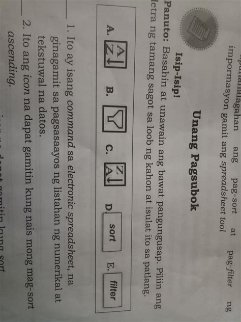 TAMANG SAGOT PC 3 .
